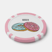 Donut-Cartoon-Abbildung Pokerchips (Einzeln)