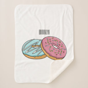 Donut-Cartoon-Abbildung Sherpadecke