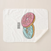 Donut-Cartoon-Abbildung Sherpadecke (Vorderseite (Horizontal))