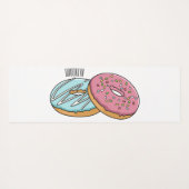 Donut-Cartoon-Abbildung Yogamatte (Rückseite (Horizontal))