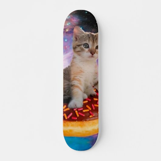 Donut Cat - Donut lover Skateboard (Vorne)
