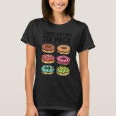 Donut Check Out My Six Pack Doughnut   Gym Workout T-Shirt (Vorderseite)