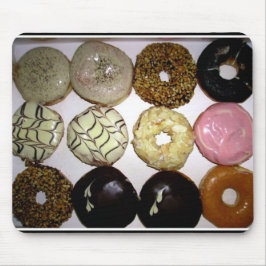 Donut Chocolate Dessert Peace Liebe Party Destinie Mousepad