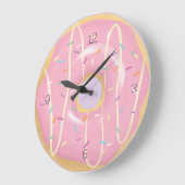 Donut Clock Große Wanduhr (Winkel)