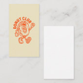 Donut Club Visitenkarte (Vorne/Hinten)