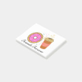 donut coffee friends forever post-it notes klebezettel (angewinkelt)