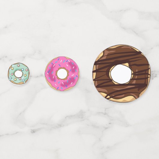 Donut Confetti Konfetti (Vorderseiten)