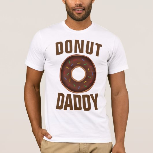 DONUT DADDY, Funny Vater T - Shirt (Vorderseite)