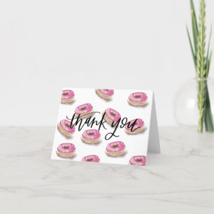 Donut danke Karte