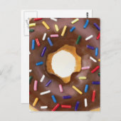 Donut Design Postkarte (Vorne/Hinten)