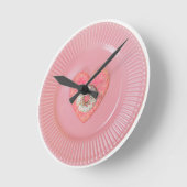 Donut-Design, runde Wanduhr  (Winkel)