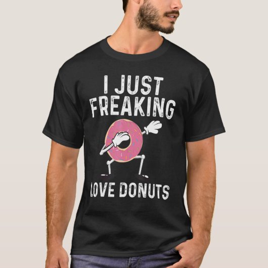 Donut Designs für Männer Frauen Doughnut Feinschme T-Shirt (Vorderseite)