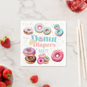 Donut & Diapers Baby Dusche Party Napkins Serviette (Beispiel)