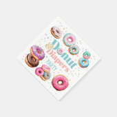 Donut & Diapers Baby Dusche Party Napkins Serviette (Ecke)