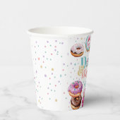 Donut & Diapers Babydusche Papierplatte Pappbecher (Rechts)
