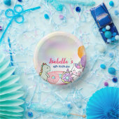Donut Dinosaur Unicorn Regenbogen Ballon Geburtsta Pappteller (Party)
