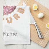 Donut Disturb Chill and Snack Funny Sweet Tooth Geschirrtuch (Viertel Falte)