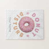 Donut Disturb Chill and Snack Funny Sweet Tooth Puzzle (Horizontal)