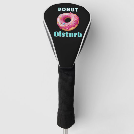 Donut Disturb Spaß Golf Headcover (Vorderseite)