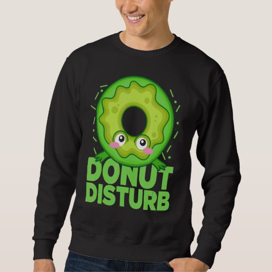Donut Distured Upside Down Donut Donuts Sweatshirt (Vorderseite)
