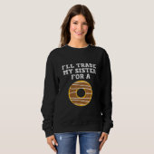 Donut Donute Donuts Donuts Kaffee Donut Pans Don Sweatshirt (Vorne ganz)