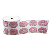 Donut Doughnut mit Sprinklen Rosa Donuts Band Satinband (Spule)