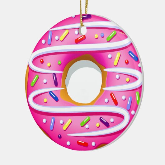 Donut - Doughnut - SRF Keramik Ornament (Links)