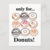 Donut Doughnut Sweet Funny Postkarte (Vorderseite)