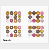 Donut Dozen Box des Frühstücks Doughnut Stickers (Blatt)