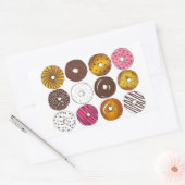 Donut Dozen Box des Frühstücks Doughnut Stickers (Umschlag)