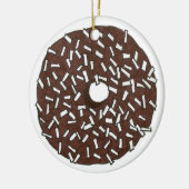 Donut Dozen Chocolate Coconut Doughnut Pastry Keramik Ornament (Links)