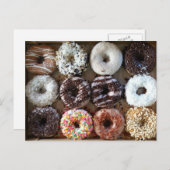 Donut Dozen Geburtstag Postkarte (Vorne/Hinten)