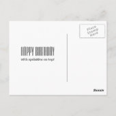 Donut Dozen Geburtstag Postkarte (Rückseite)