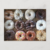 Donut Dozen Geburtstag Postkarte (Vorderseite)