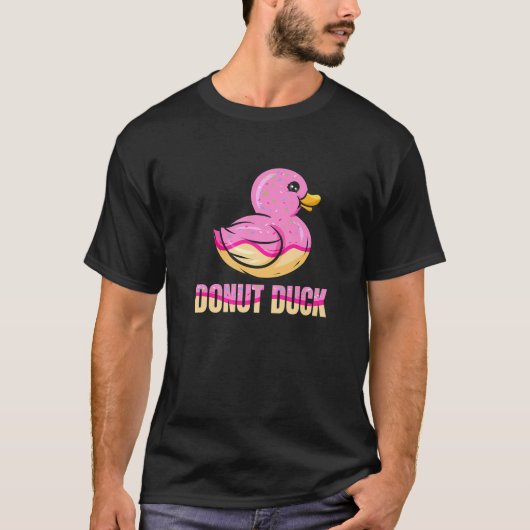 Donut Duck - Funny Rubber Duck T-Shirt (Vorderseite)