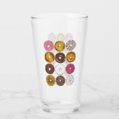 Donut Dutzend Frühstücksbuffet Gebäck Doughnut Glas (Rückseite)