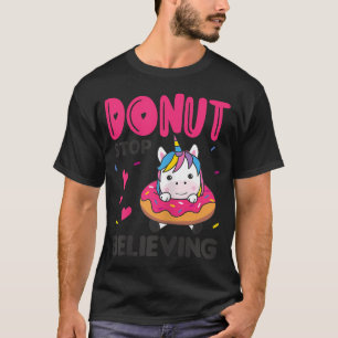 Donut Einhorn Wortspiel Einhörner T-Shirt