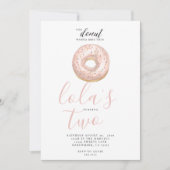 DONUT-EINLADUNG EINLADUNG (Vorderseite)