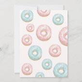 DONUT-EINLADUNG EINLADUNG (Rückseite)