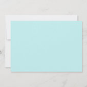 Donut erwachsen Party Blue Boy Erster Geburtstag Einladung (Rückseite)