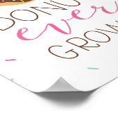 Donut Ever Grow Up Poster (Ecke)