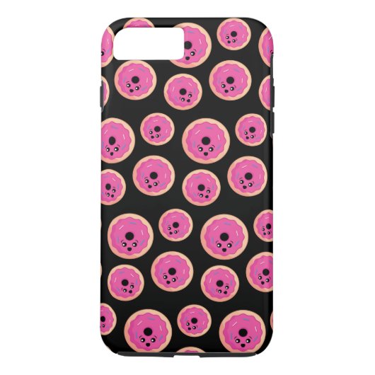 Donut Face Kawaii Art Case-Mate iPhone Hülle (Rückseite)