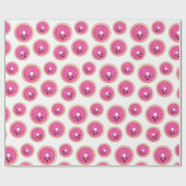 Donut Face Kawaii Art Geschenkpapier (Flach)