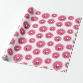 Donut Face Kawaii Art Geschenkpapier (Ungerollt)