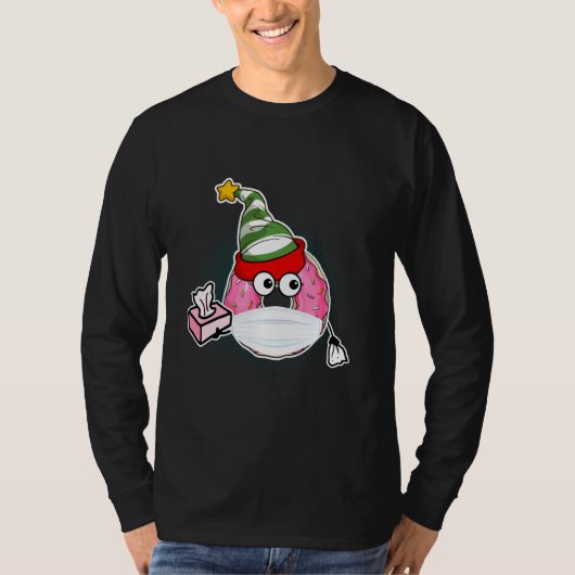 Donut Face Maskensaison T-Shirt (Vorderseite)