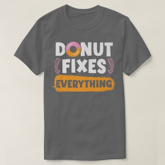 Donut Fies Everything Doughnut Pastries Baking Foo T-Shirt (Design vorne)