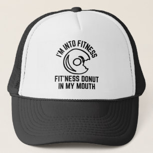 Donut Fitness Funny Truckerkappe
