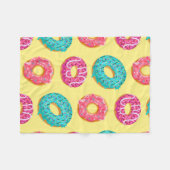 Donut Fleece Blanket (Vorderseite (Horizontal))