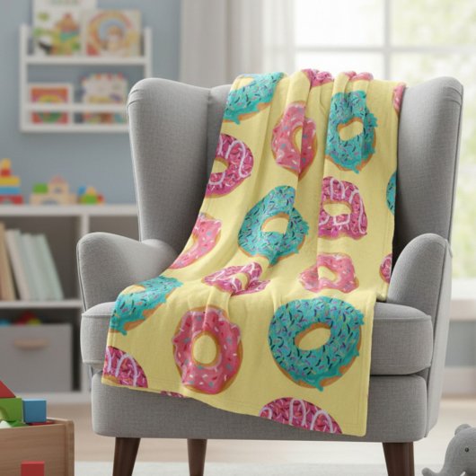 Donut Fleece Blanket
