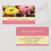 Donut Foto Geschmacky Visitenkarte (Vorne/Hinten)